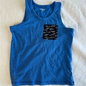 Old Navy Blue and Black Tank Top Casual Cotton